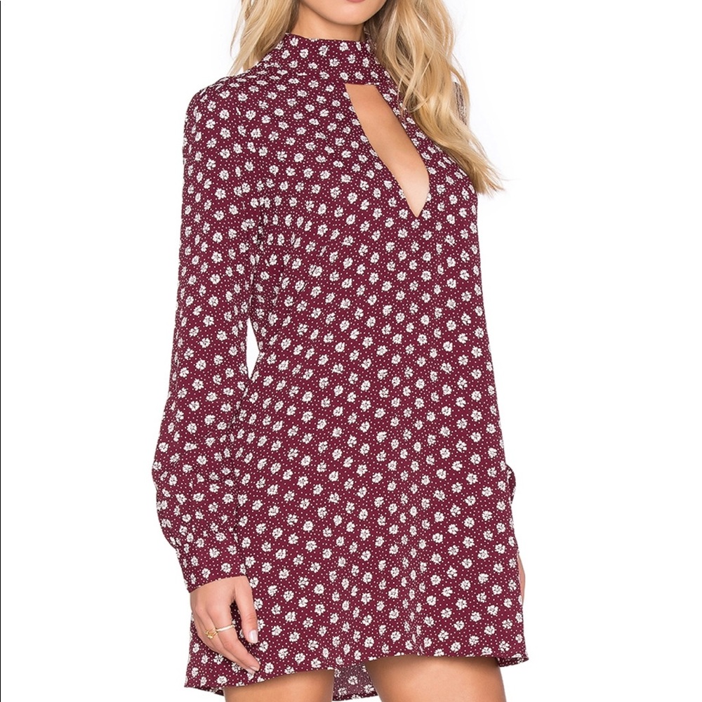 Flynn Skye Leah dot-print mini dress
